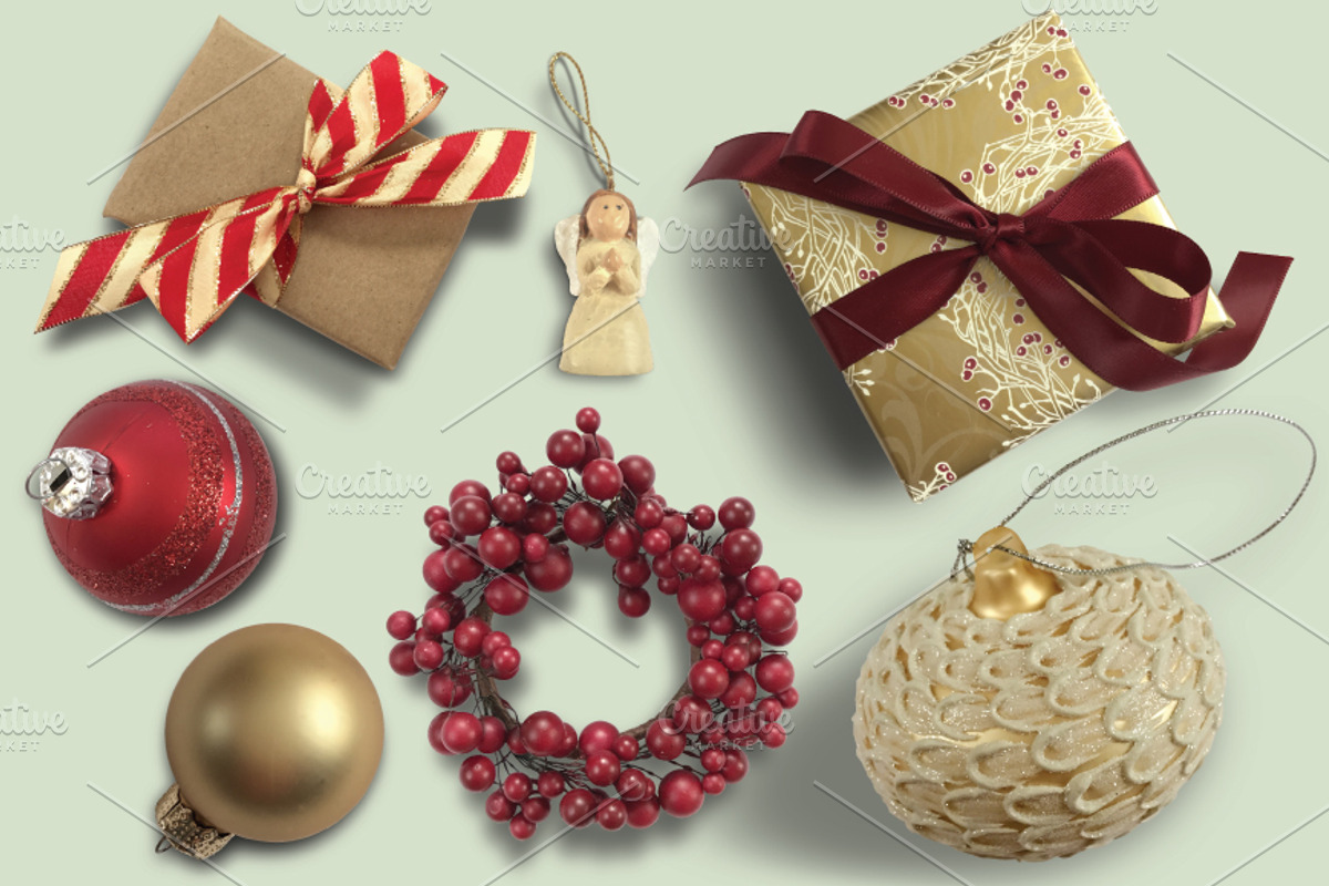 Christmas Holiday Scene Creator, a Books & Magazine Mockup by La Bella Rue (Photo 6 of 6)