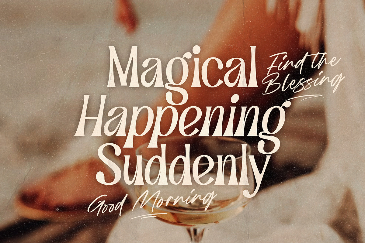 Grand Paradiso - Modern Stylish, a Serif Font by Damarletter (Photo 8 of 12)