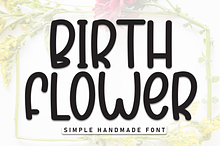 Birth Flower | Script Font