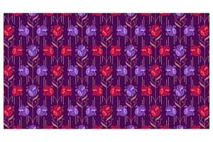 Repeating Floral Arrangement, a Pattern Graphic by Creative Backgrounds
