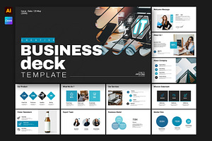Business Deck Presentation, a Presentation Template by E-Type