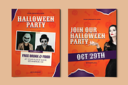 Halloween Party Flyer & Canva, a Flyer Template by Attype (Thumbnail 3 of 5)