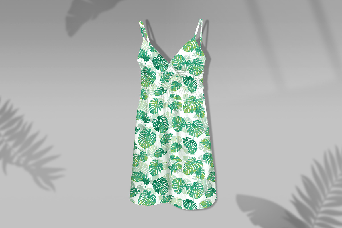 Monstera plant pattern., a Pattern Graphic by Anna Smirnova (Photo 4 of 6)