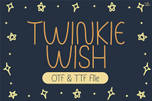Twinkiewish | Curvy handwriting font