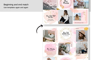 Pink Puzzle CANVA Instagram Template