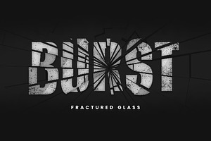 Fractured Glass Text Effect, a Layer Style Add-On by studiogstock
