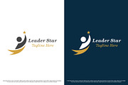 Leader Rise Star Logo Icon Template, a Branding & Logo Template by Morvana Crew (Thumbnail 1 of 2)