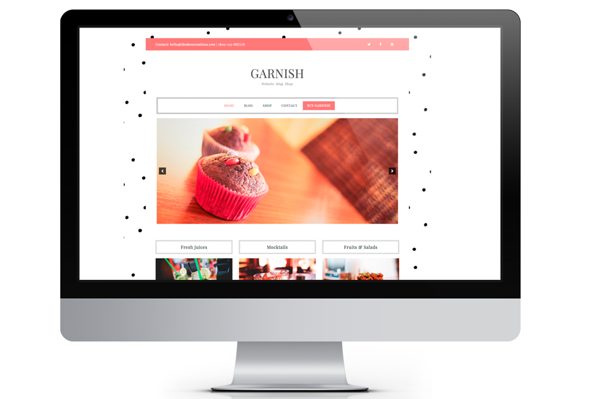 Garnish - WordPress Theme (30% OFF), a WordPress Template by IdeaBox Themes (Photo 2 of 5)