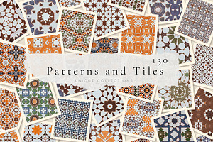 Moroccan 65 Patterns and 65 Tiles, a Pattern Graphic by Julia Dreams