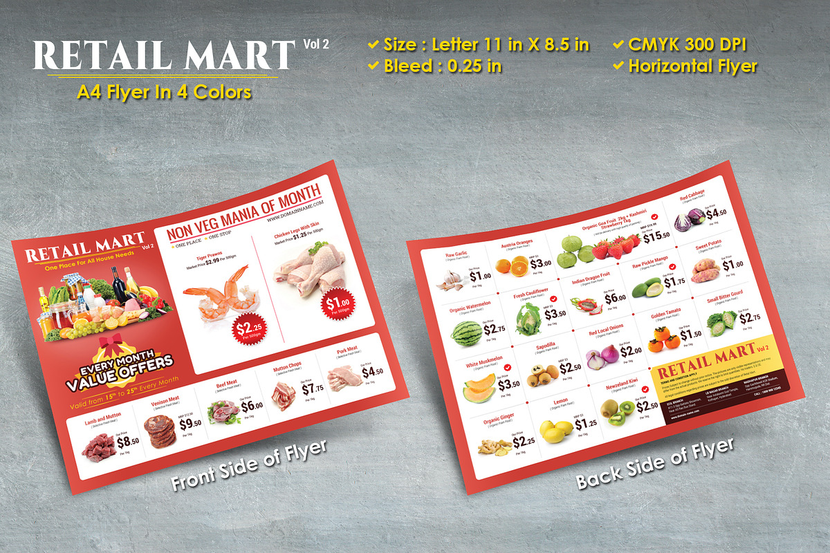 Retail Mart Flyer Vol 2, a Flyer Template by Sainath Chillapuram (Photo 3 of 4)