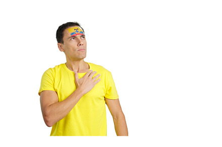 Man listening to the Ecuador, a Person Photo by Iván Moreno STOCK PHOTO