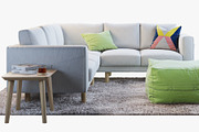 Corner sofa 3d model, a Furniture 3D Model by 3dmitruk (Thumbnail 2 of 12)