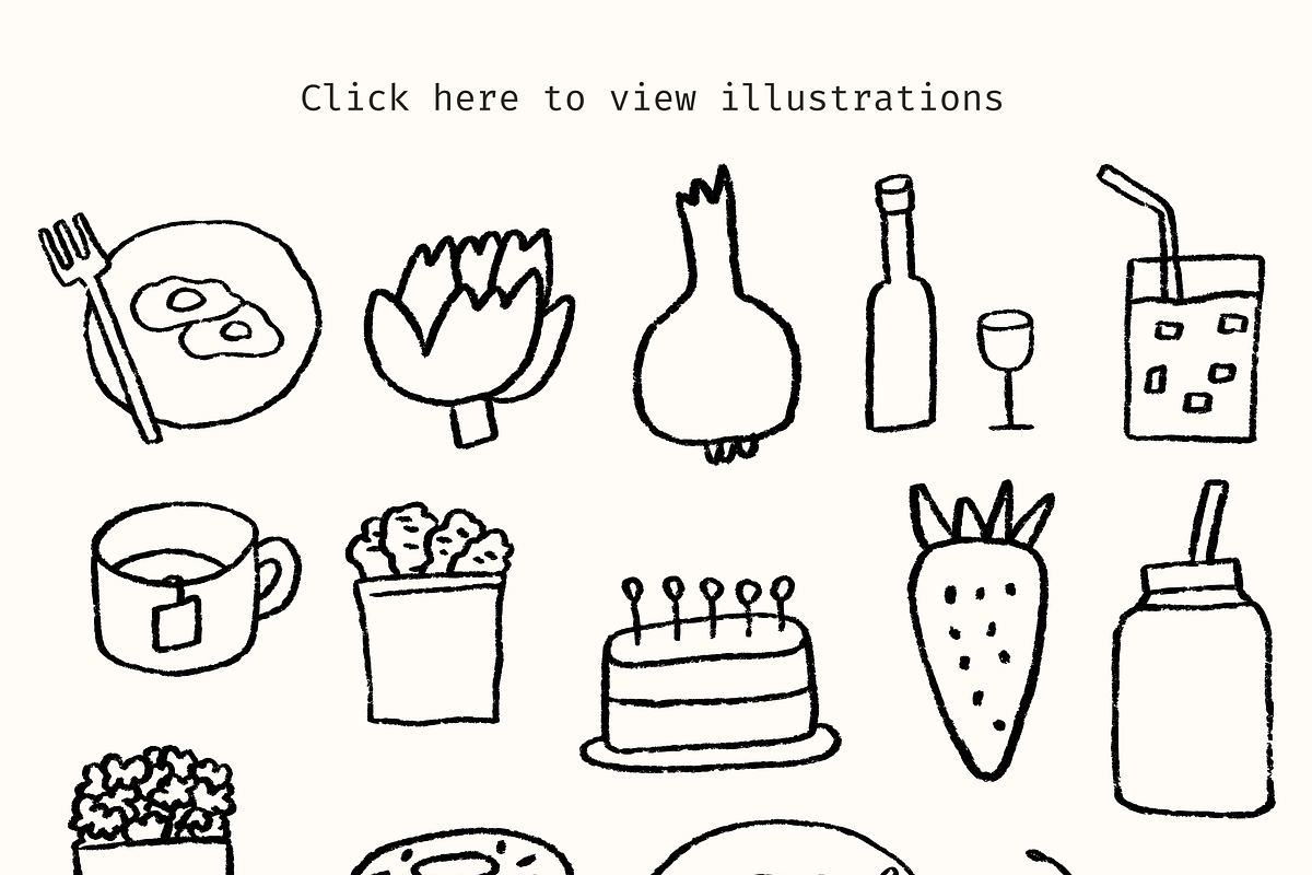 FOOD BUNDLE Vol.2: All 5 in 1, a Food Illustration by Veyla (Photo 7 of 51)