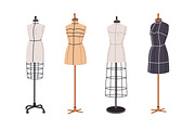 Mannequins, tailor's dummies set, an Object Illustration by Good Studio (Thumbnail 6 of 7)