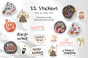 Vermicomposting clipart, an Illustration by Walrus Darya (Thumbnail 9 of 14)