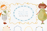 Fruit friends, watercolor collection, an Illustration by AfonshinaArt (Thumbnail 13 of 16)