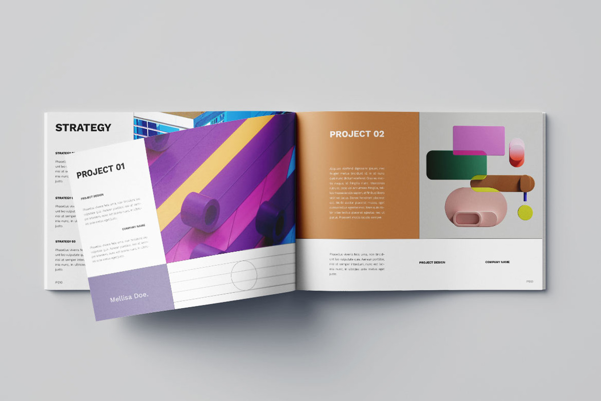 Graphic Design Portfolio Vol.13, a Brochure Template by Bewalrus Studio (Photo 8 of 11)