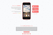 Infinity - Mobile App HTML5 Template, a Bootstrap Template by audaindesigns (Thumbnail 2 of 3)