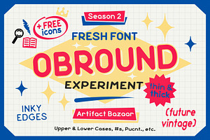 Obround | Y2K Sketchbook Sans