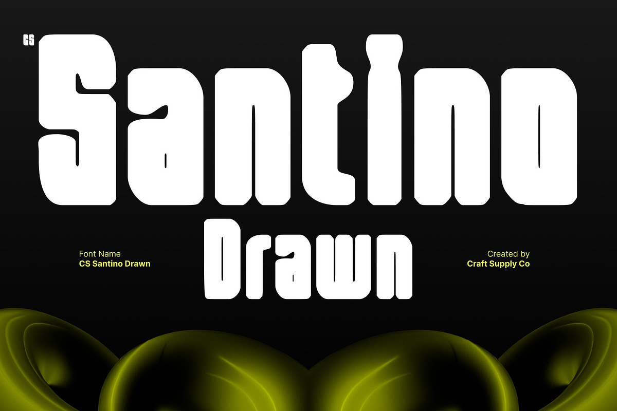 CS Santino Drawn, a Sans Serif Font by Craft Supply Co. (Photo 1 of 8)