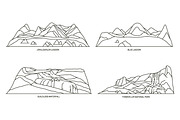 Nature sights of Island in line, an Illustration by GenziWorkshop (Thumbnail 8 of 12)