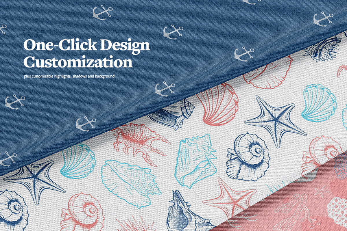 Closeup Fabric Mockups, a Merchandise Mockup by rebrandy (Photo 3 of 11)
