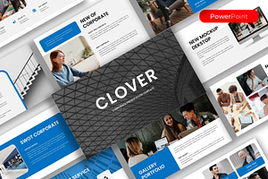 Clover –Business PowerPoint Template, a Presentation Template by kreatifreya