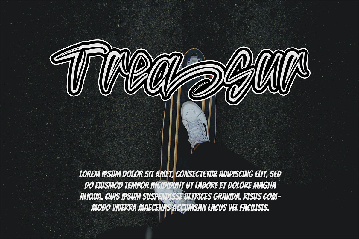 Hollow Ballie - Graffiti Font, a Symbol Font by NTC Graphic (Photo 3 of 9)