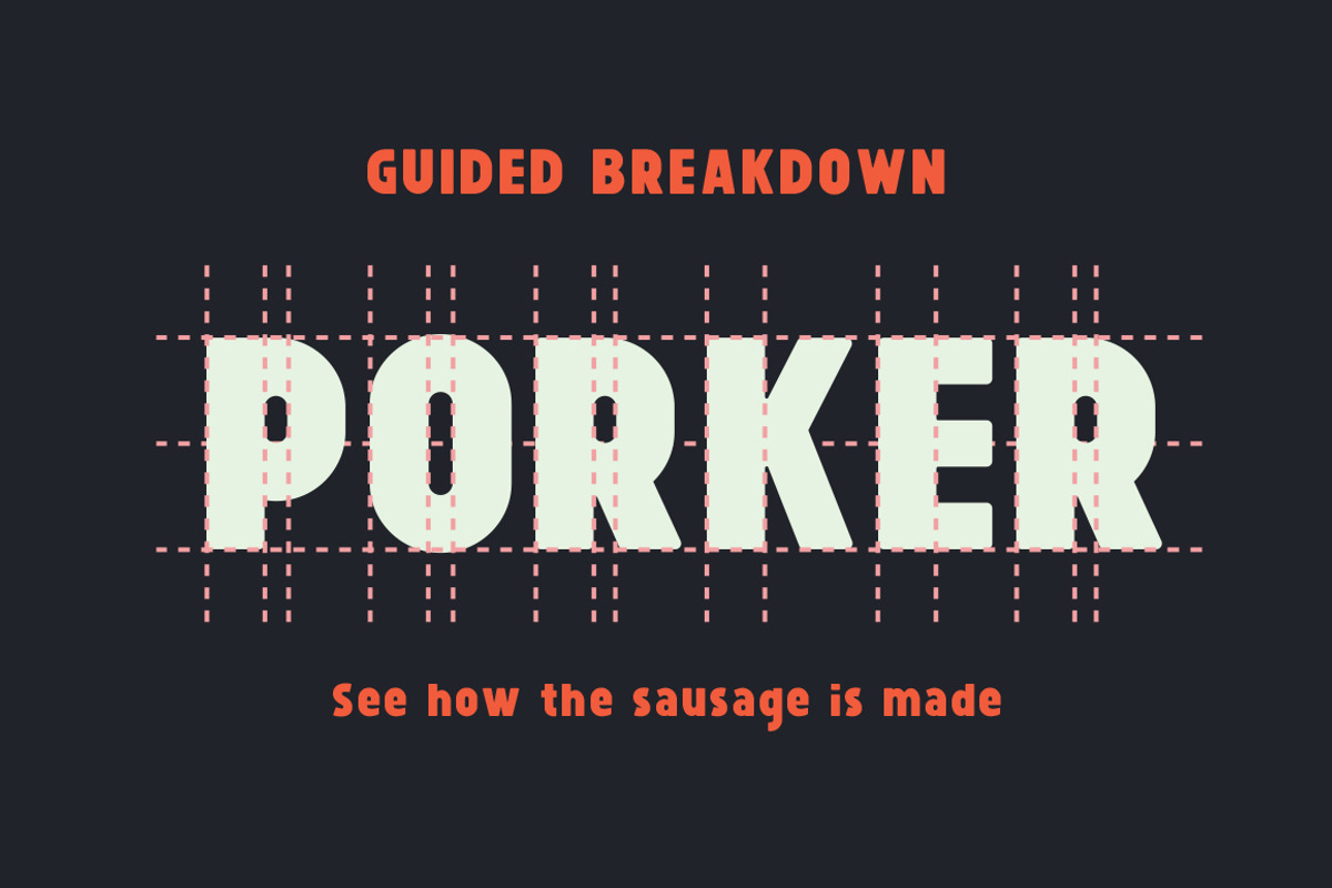 Porker Font (+ Bonus Pack) preview 8