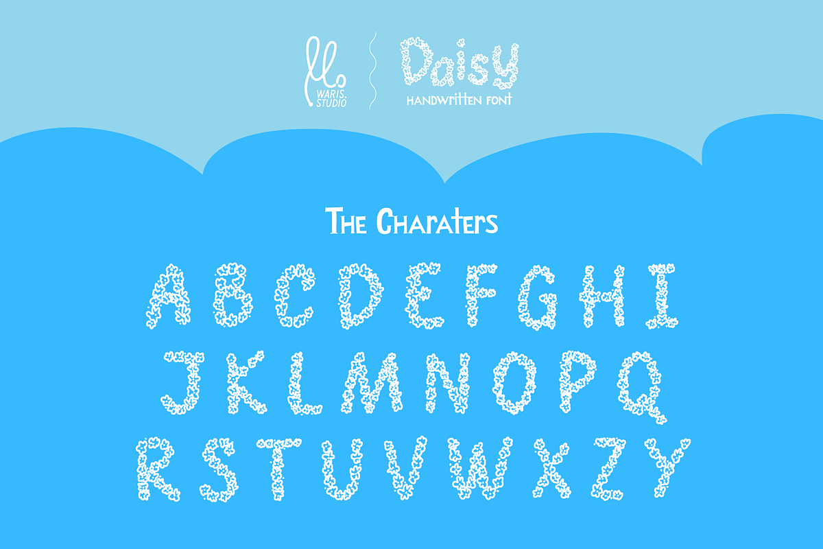 Daisy Handwritten Font, a Handwritten Font by Waris Studio (Photo 6 of 8)