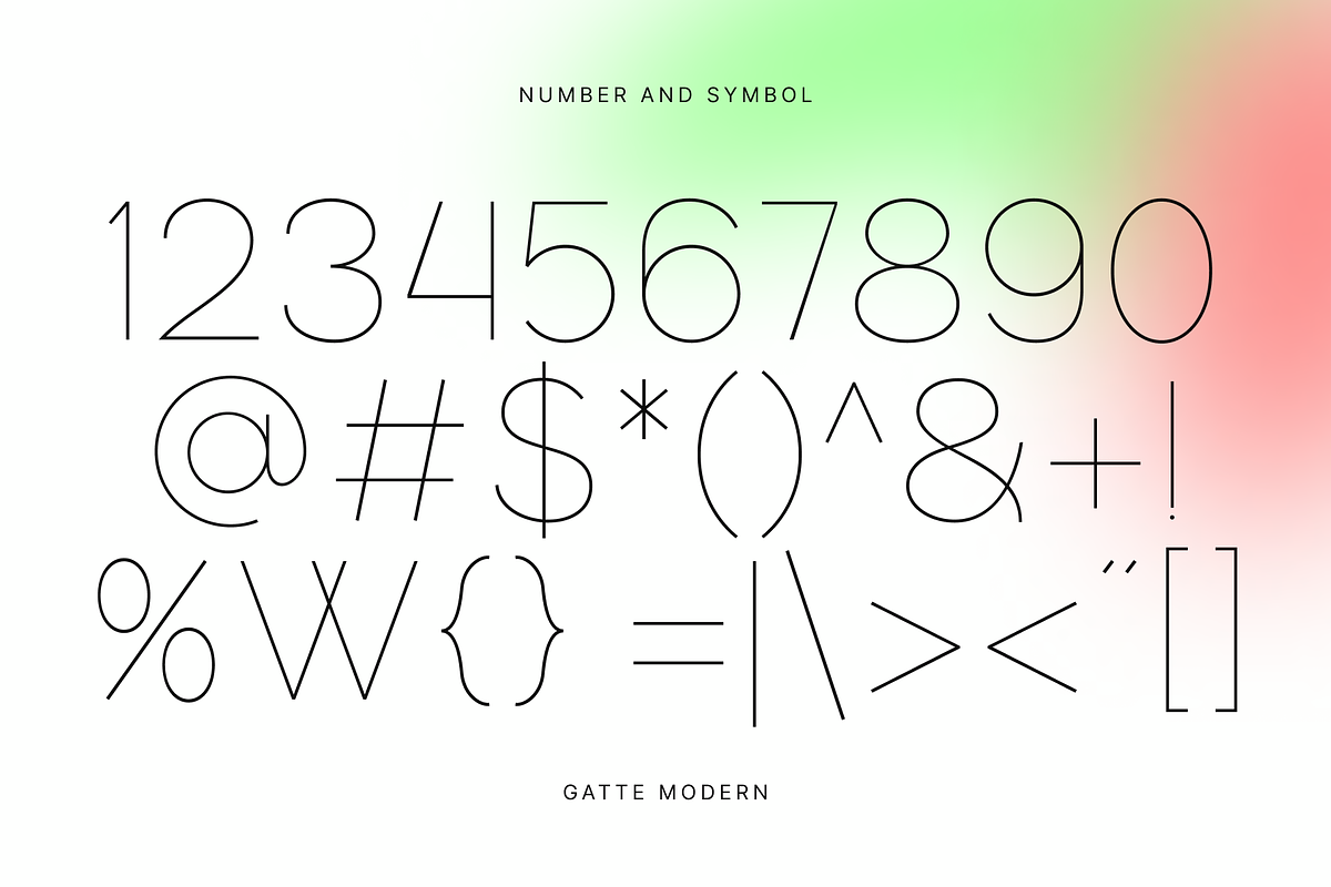 Gatte Modern, a Sans Serif Font by Fitrah Type (Photo 8 of 12)