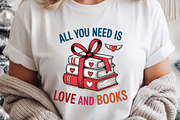 Valentine Bookish Hand-Drawn Svg Bun, an Object Graphic by DollarSmart (Thumbnail 3 of 4)