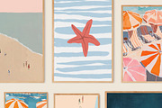 Coastal Wall Art Prints Bundle, a Background Graphic by Artemsky (Thumbnail 10 of 15)