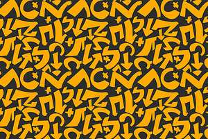 vintage graffiti abstract pattern, a Pattern Graphic by AntonyChernianu