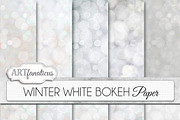 WINTER WHITE BOKEH, a Texture Graphic by Artfanaticus (Thumbnail 1 of 3)