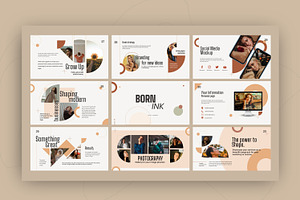 BORN - Ink Powerpoint Template