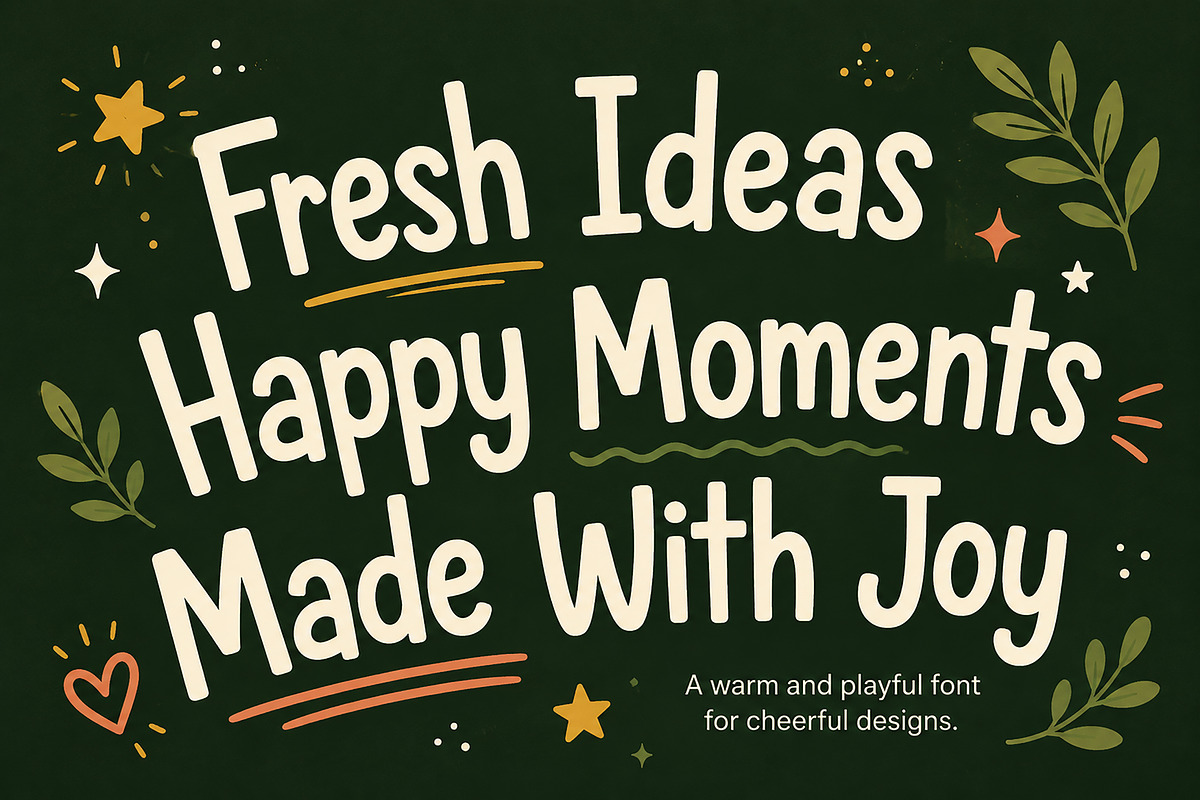 Bright Orchard, a Handwritten Font by Wow Magic (Photo 3 of 4)