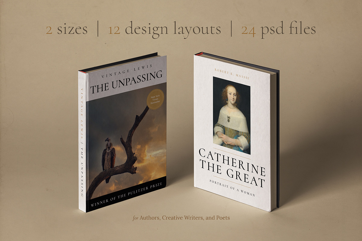 Book Cover Templates Vol.2 CANVA+PS, a Templates & Theme by September 5th (Photo 4 of 16)