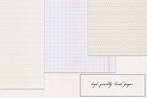 Back To School Lined & Grid Paper