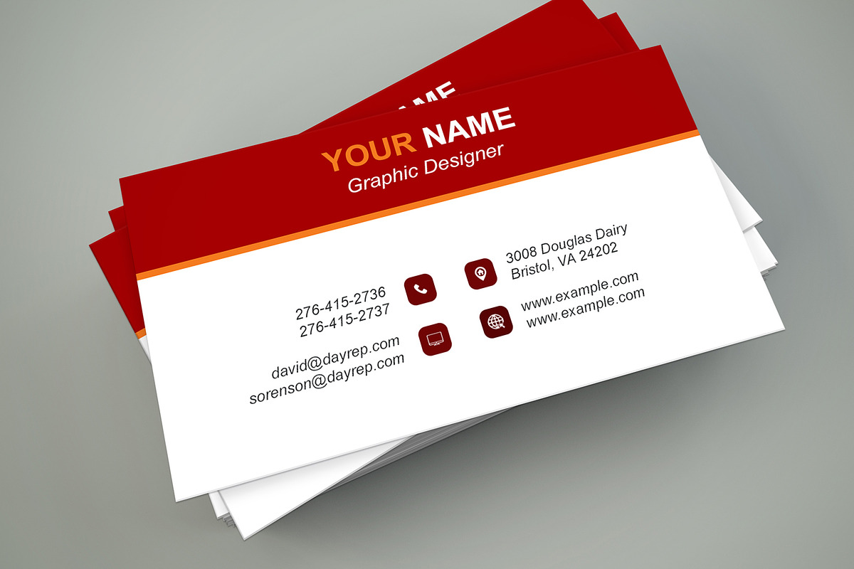 Editable PSD Cards for Pros preview 2