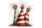Whimsical Birthday Clipart Birthday, an Illustration by Craft Nest (Thumbnail 9 of 11)