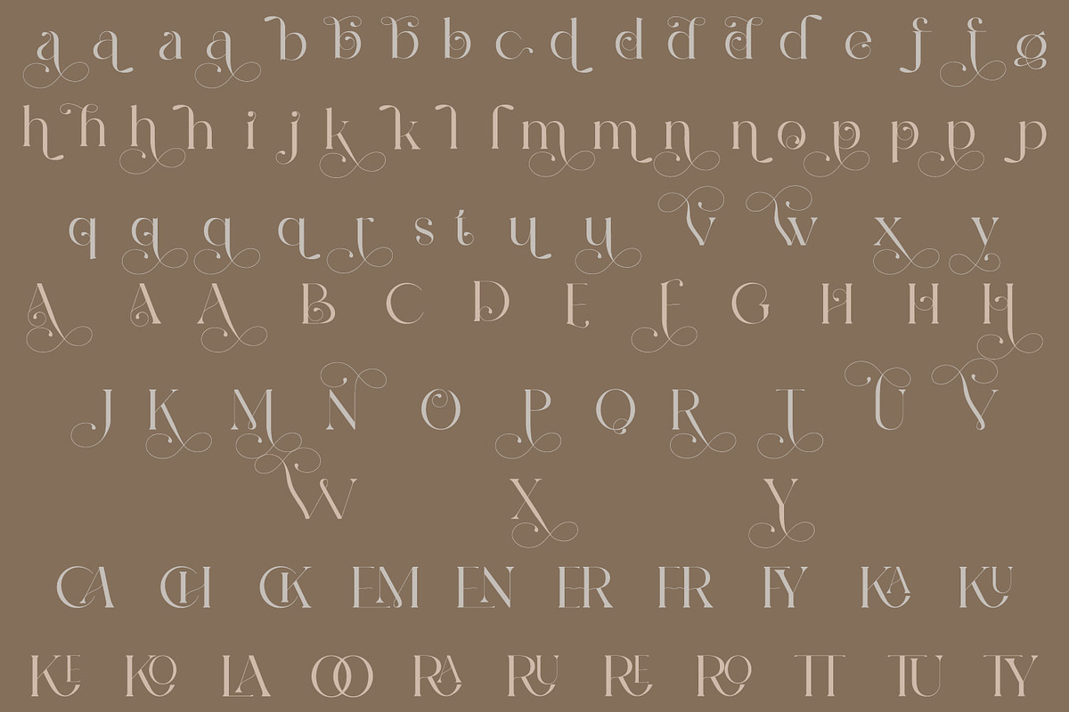 Bibalgoski V2 | Vintage Serif Type, a Serif Font by MchCrafter (Photo 15 of 15)