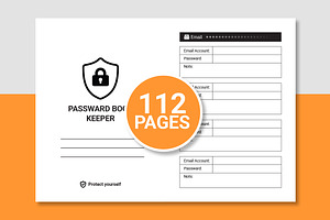 Password Log Book KDP Interior