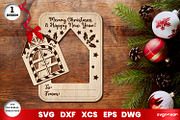 Christmas Greeting Cards Ornament, an Illustration by svgocean (Thumbnail 5 of 7)