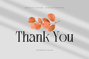 Areogas Vintage - Modern Serif, a Serif Font by Nirmana Visual (Thumbnail 12 of 13)