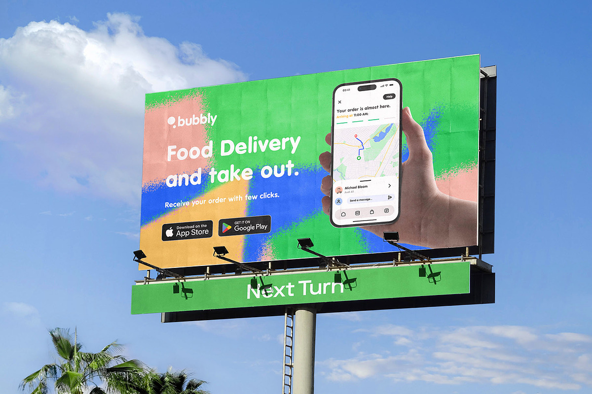 Billboard Poster Street Mockup, an Advertising Mockup by Asylab (Photo 2 of 5)