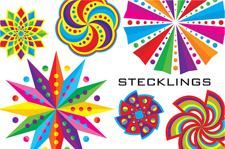 Stecklings: 99 Colorful Icons!