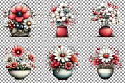 Spring Flower Basket Clipart, an Illustration by Sublimation Artist (Thumbnail 4 of 7)