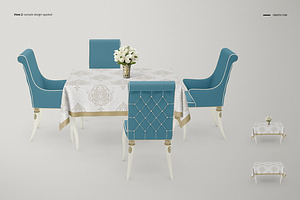 Tablecloth Mockup Set 2