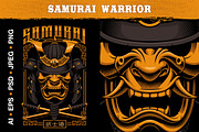 Samurai Warrior, an Illustration by Harry Kasyanov (Thumbnail 1 of 5)